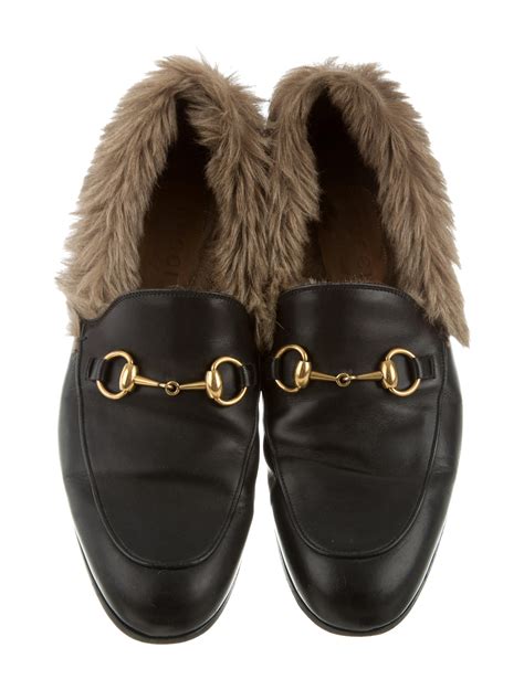 gucci fur loafers used|Gucci fur loafers men.